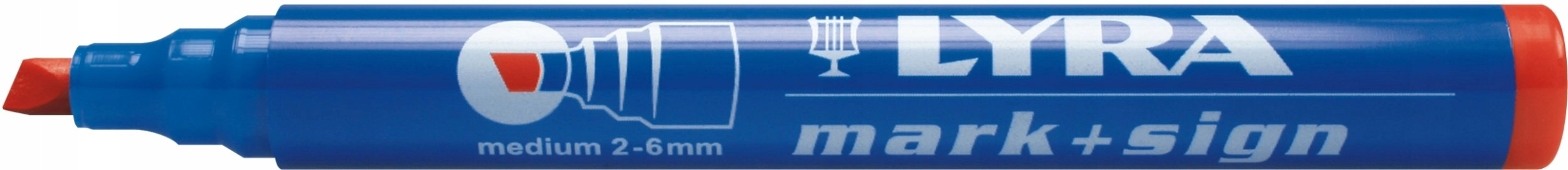 Lyra Permanent Marker 2-6mm waterproof beveled