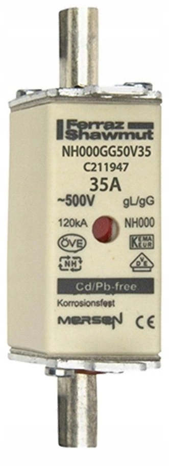 Fuse insert NH 000 (NH00C) 35A