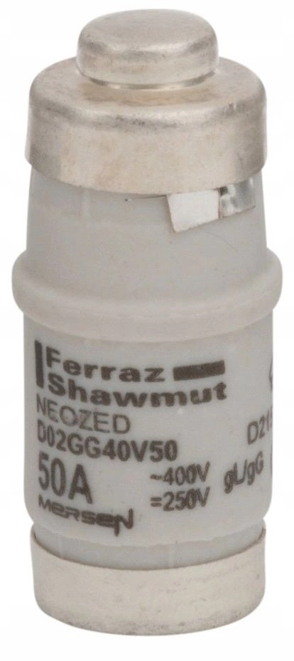 Fuse insert D02 gG 400VAC /250VDC
