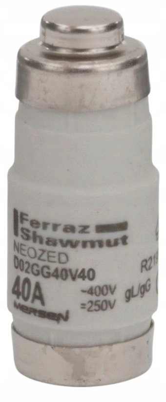 Fuse insert D02 gG 400VAC /250VDC