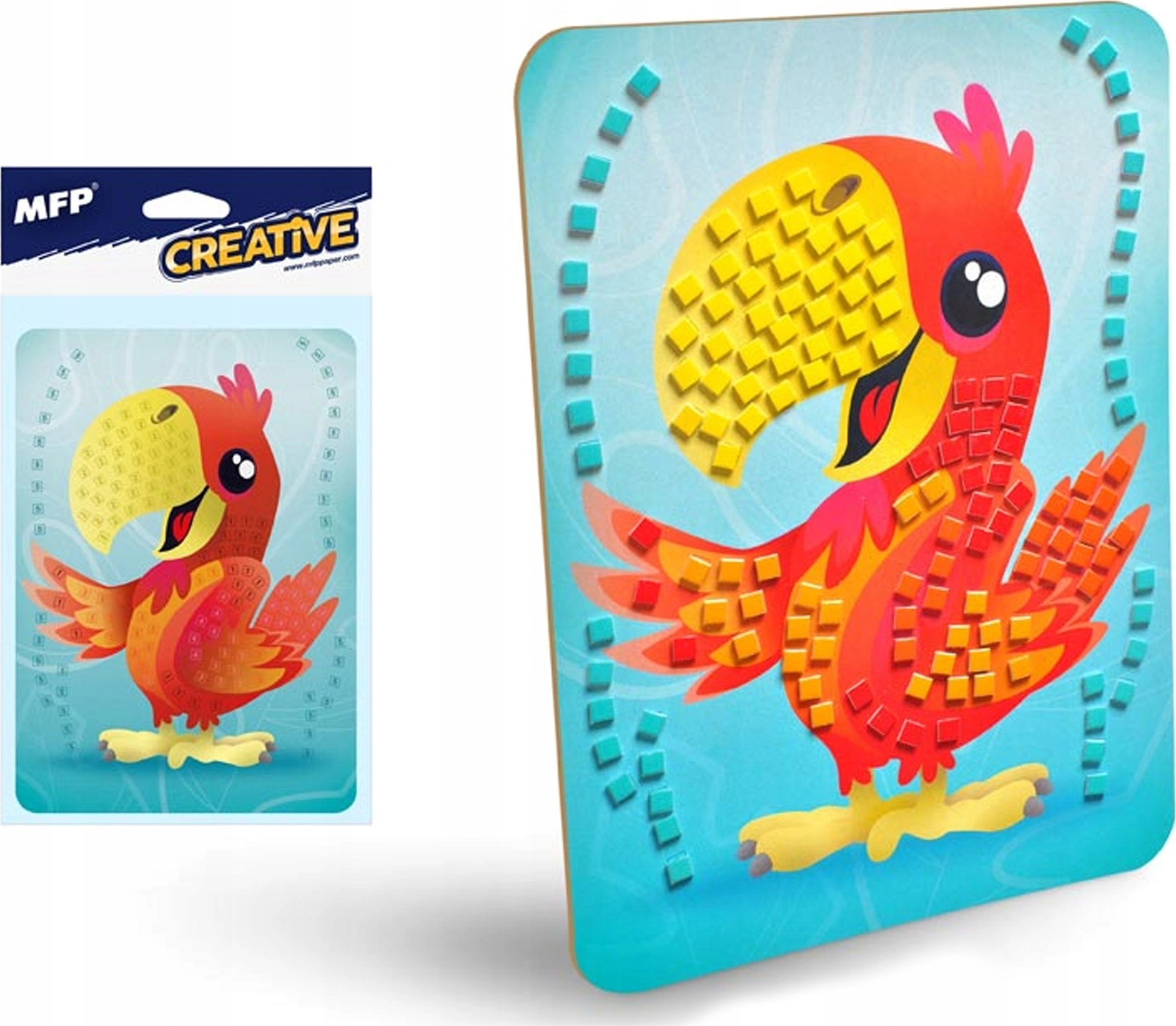 Classic Parrot mosaic creative set (