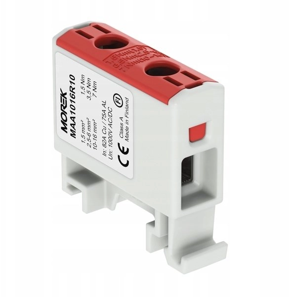MOREK OTL16 connector red color 1xAl/Cu