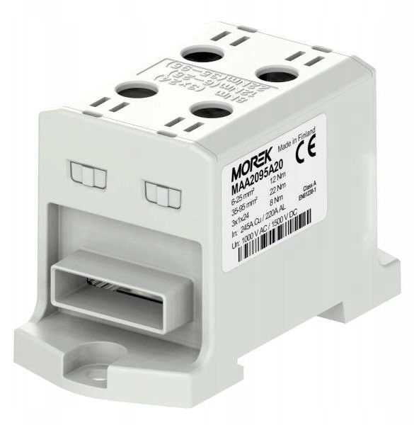 MOREK OTL95-2B connector gray 2xAl/Cu 6-95mm2