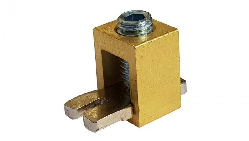 Clamp adapter for terminal strip 2x1