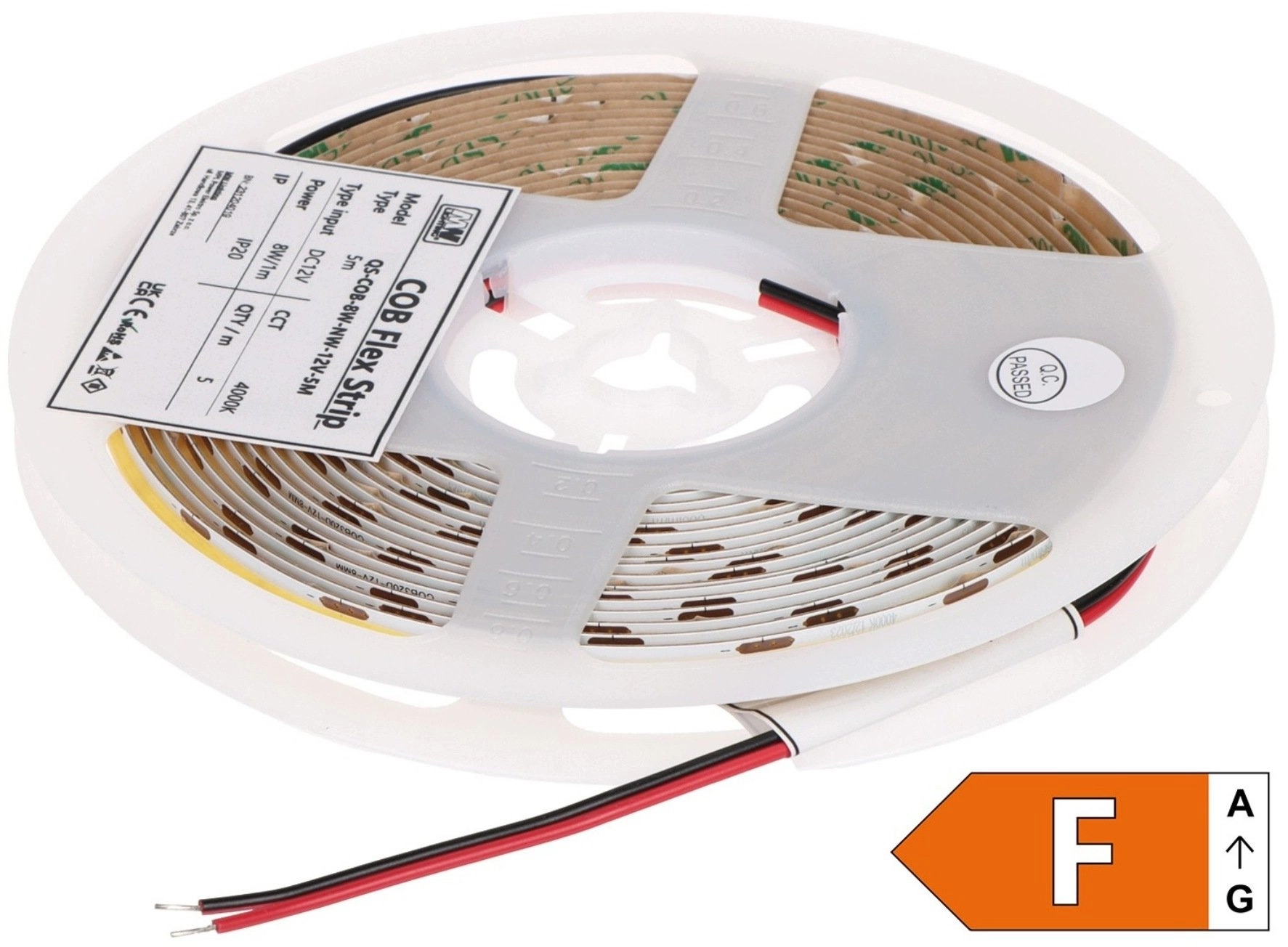 Taśma LED MPL TAŚMA LED LED-COB-12V/8W-NW/5M-ECO