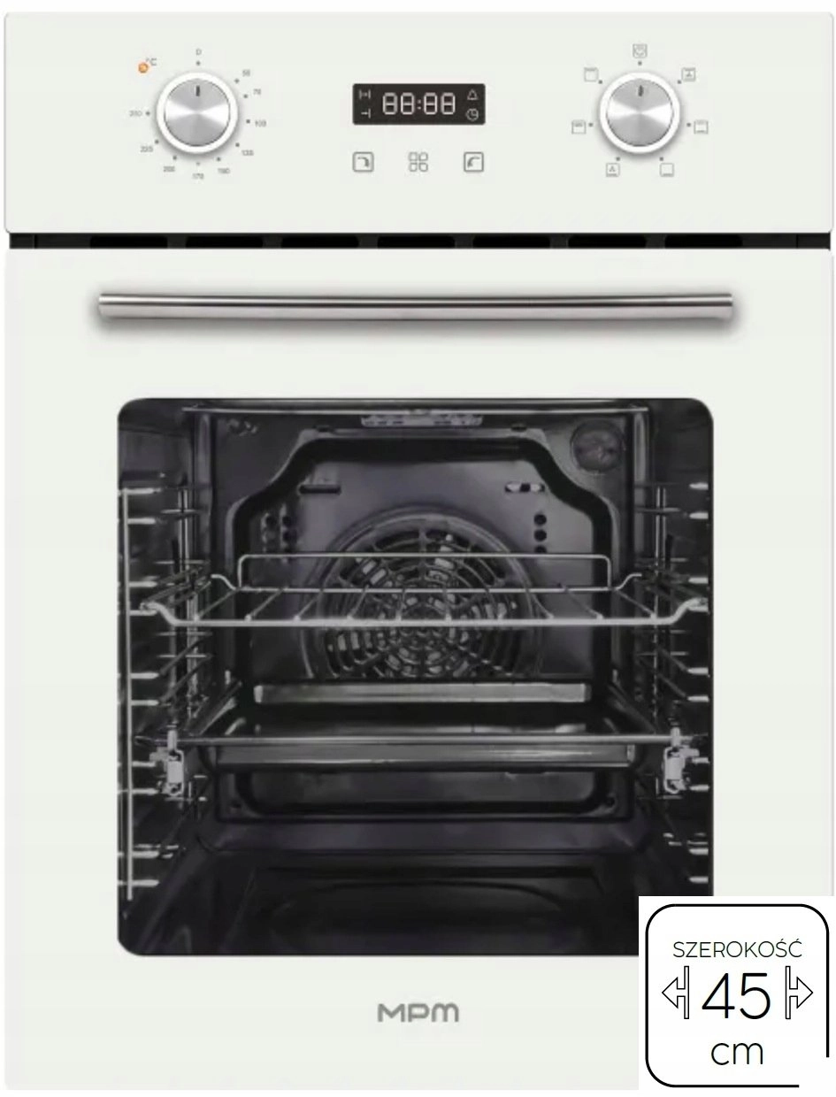 MPM-45-BO-22/W built-in electric oven white 45-BO-22/W