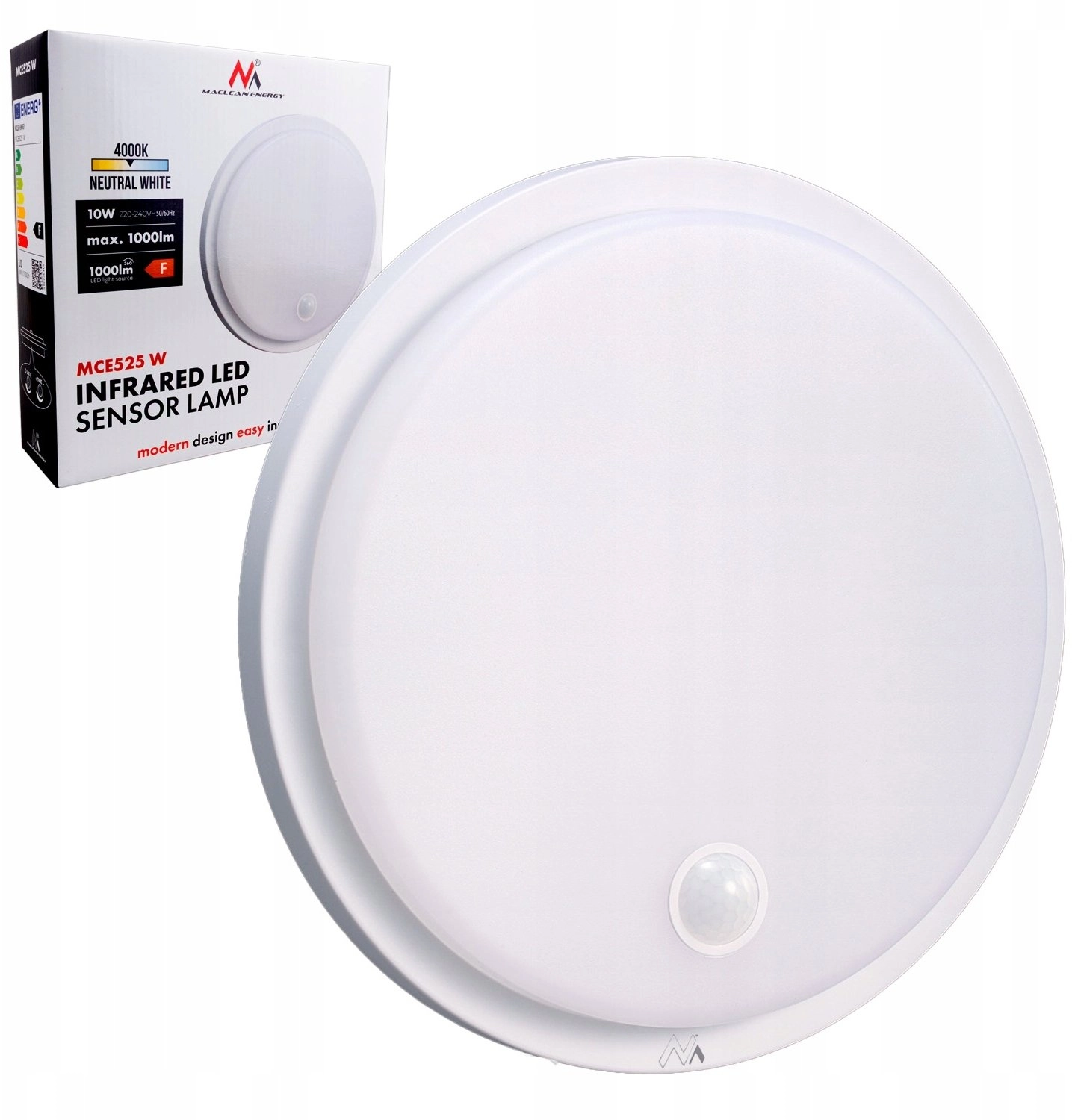 Maclean LED lamp with motion sensor