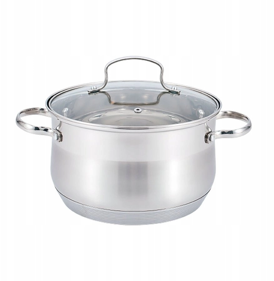 Maestro Steel pot with lid for