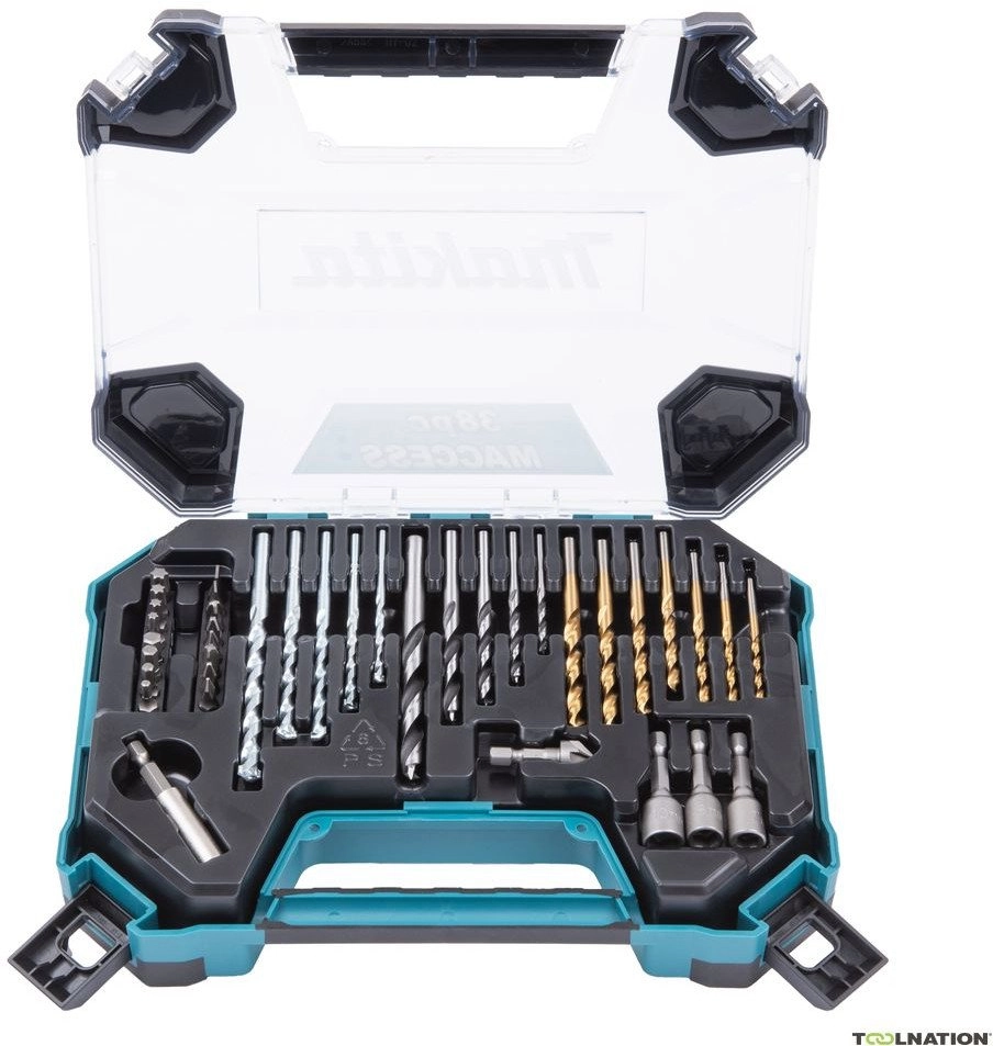38-piece set of turning bits and