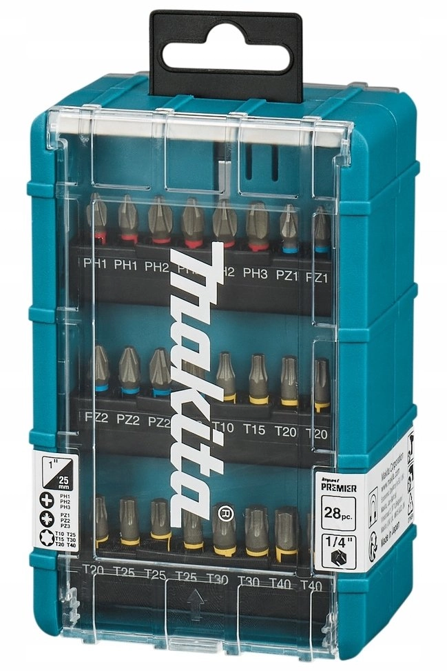 MAKITA SCREWDRIVE TIPS SET /28 pcs