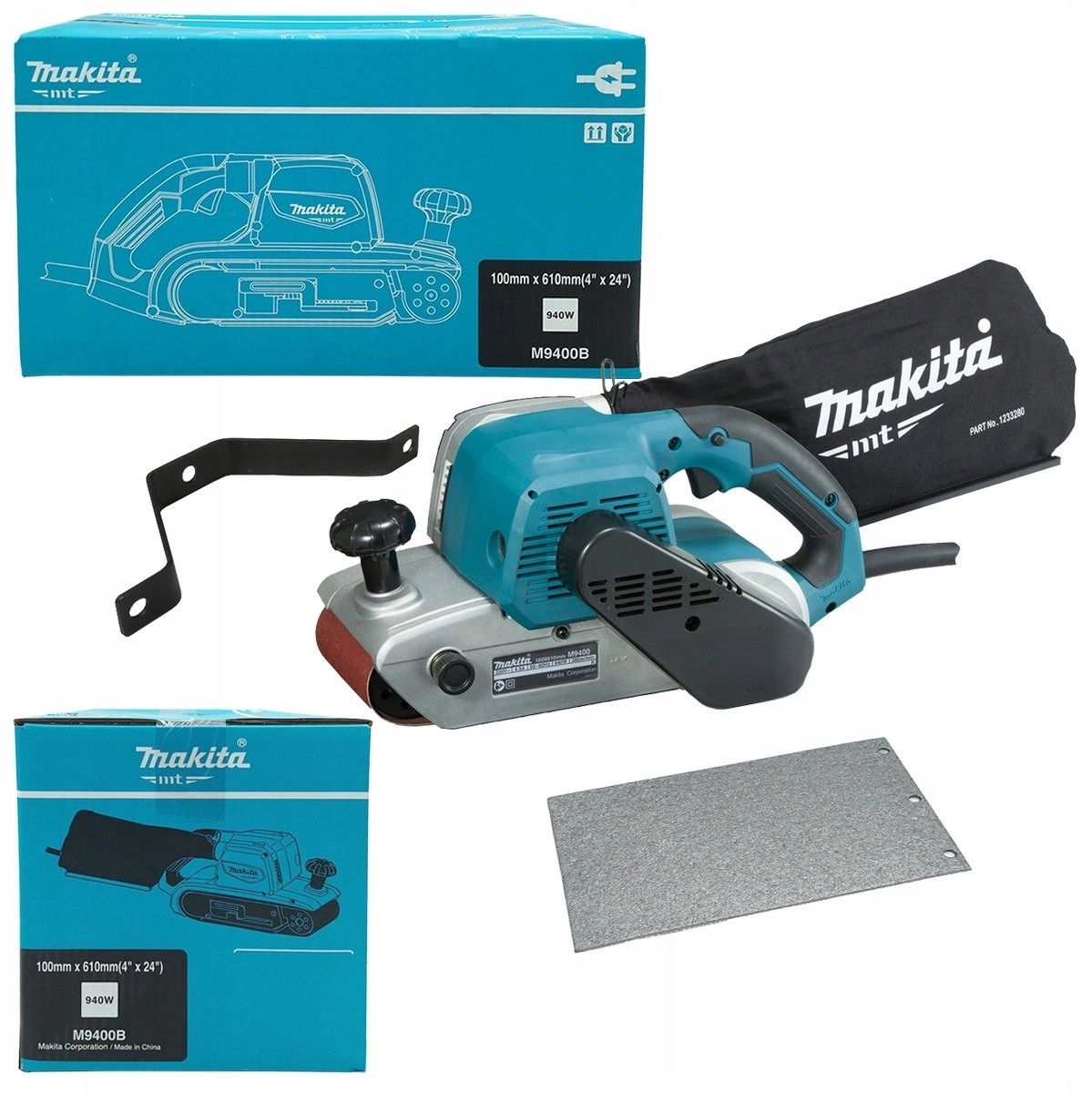 MAKITA BELT SANDER 940W M9400B 100x610mm