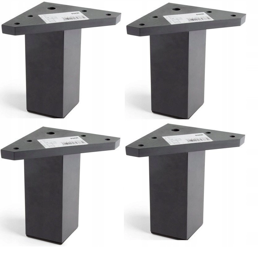 ABS LEG 40X40MM L100MM  BLACK 15354650