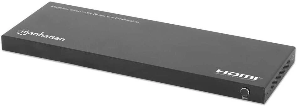 8-port HDMI splitter 4K60Hz with downscaling