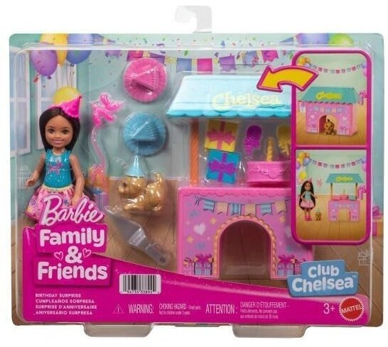 Barbie Chelsea Family  Friends Club Surprise