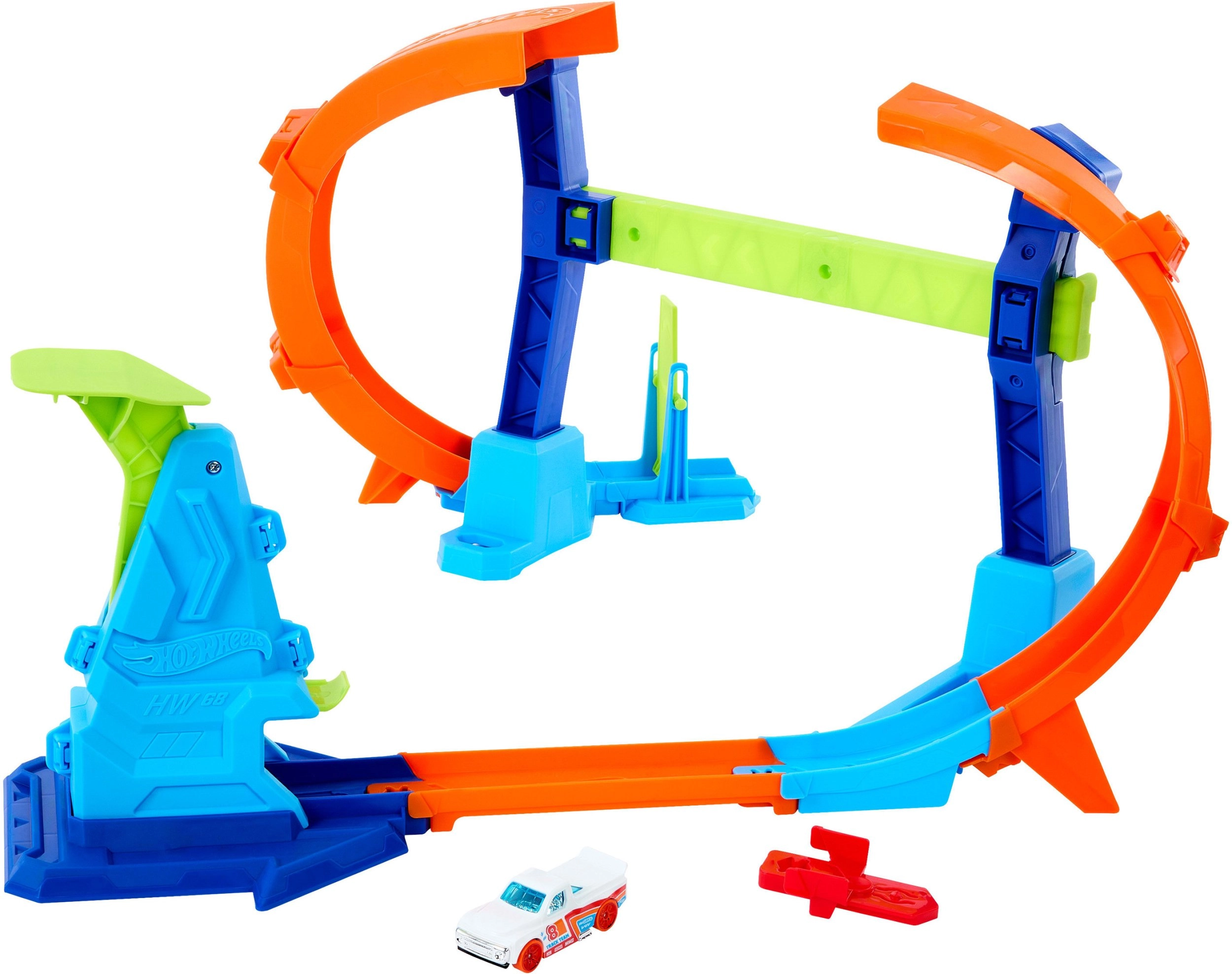 Hot Wheels Stunt Tracks Corkscrew Jump