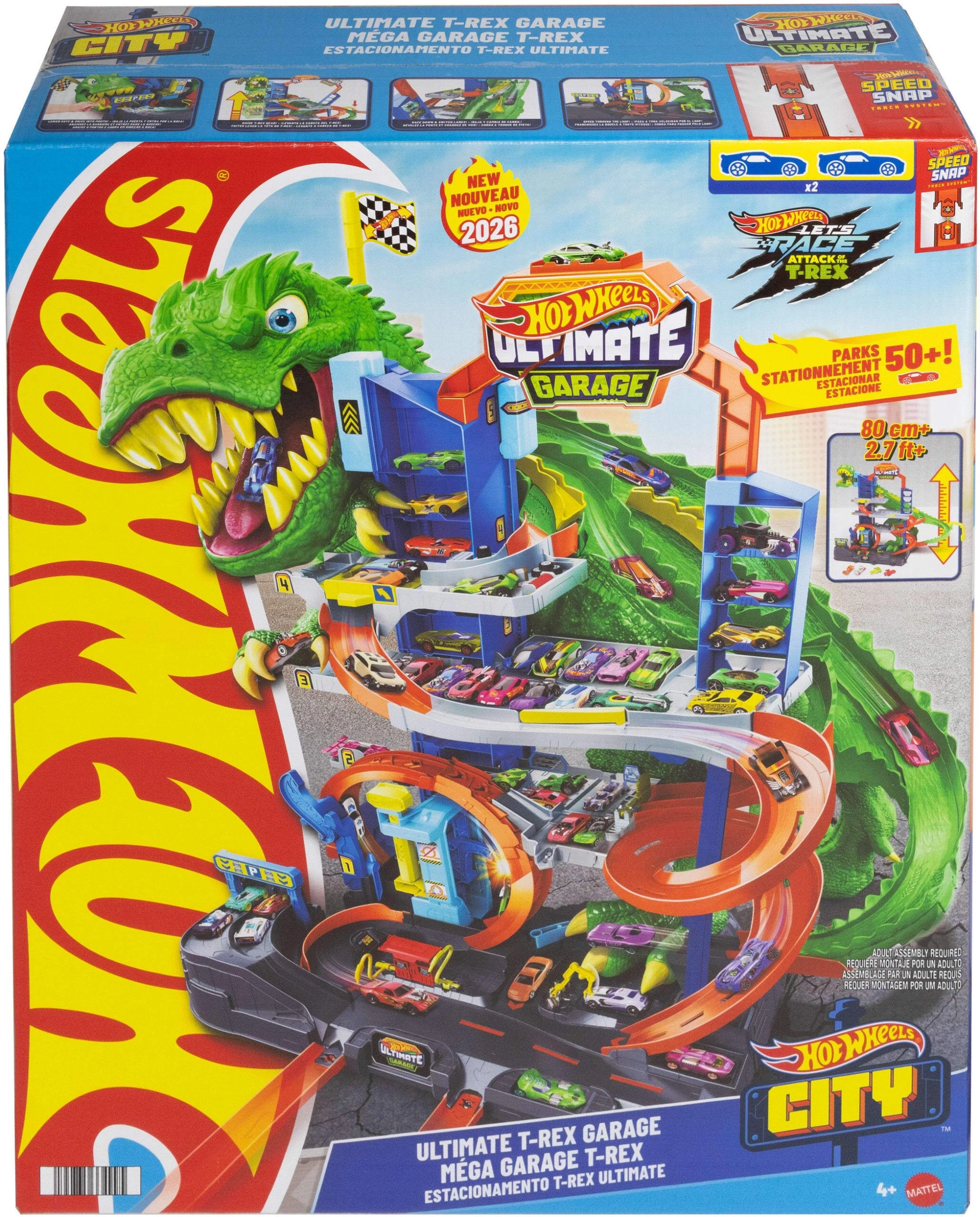 Hot Wheels City Ultimate T-Rex Garage