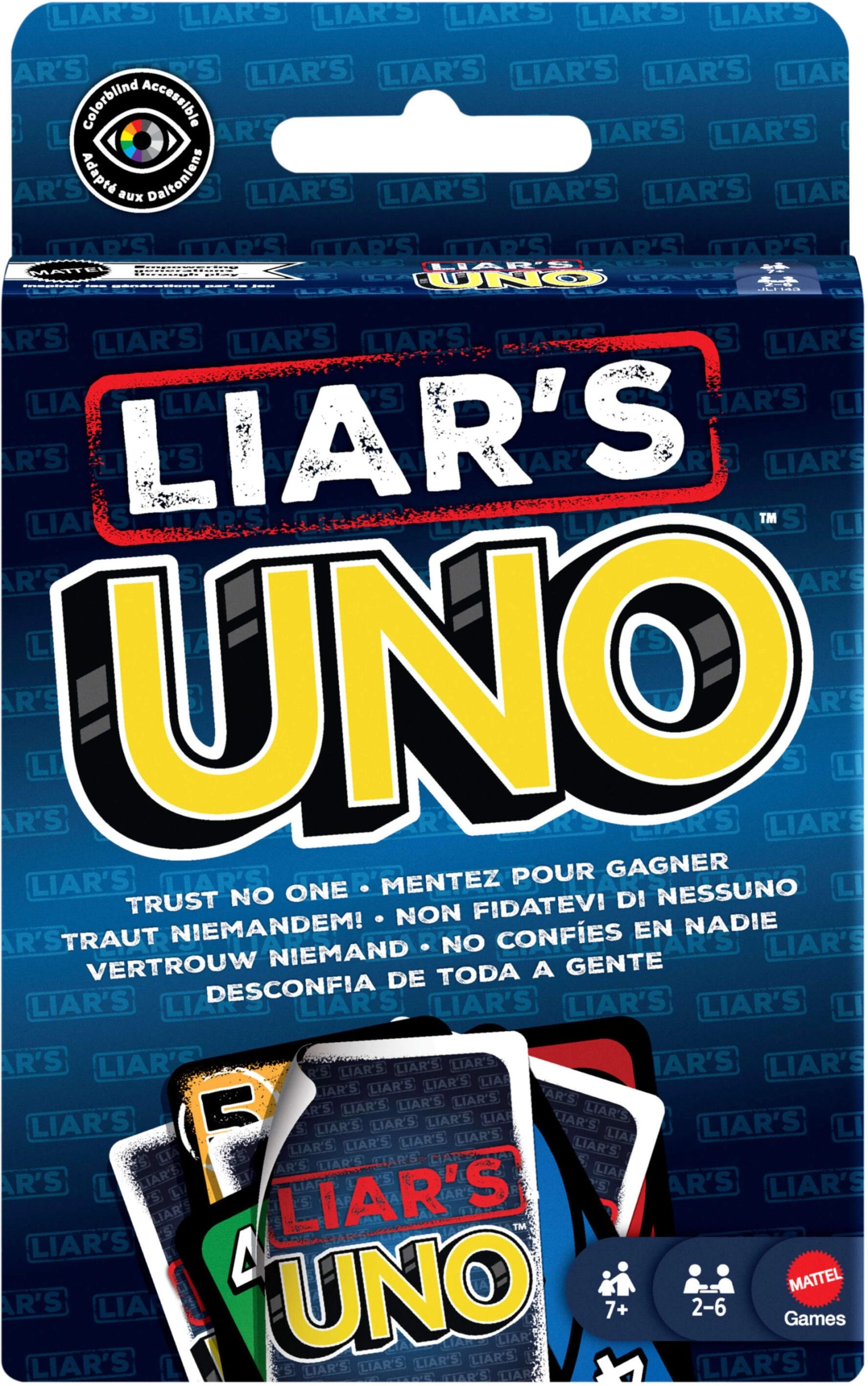 Mattel Games Liar`s UNO Card Game
