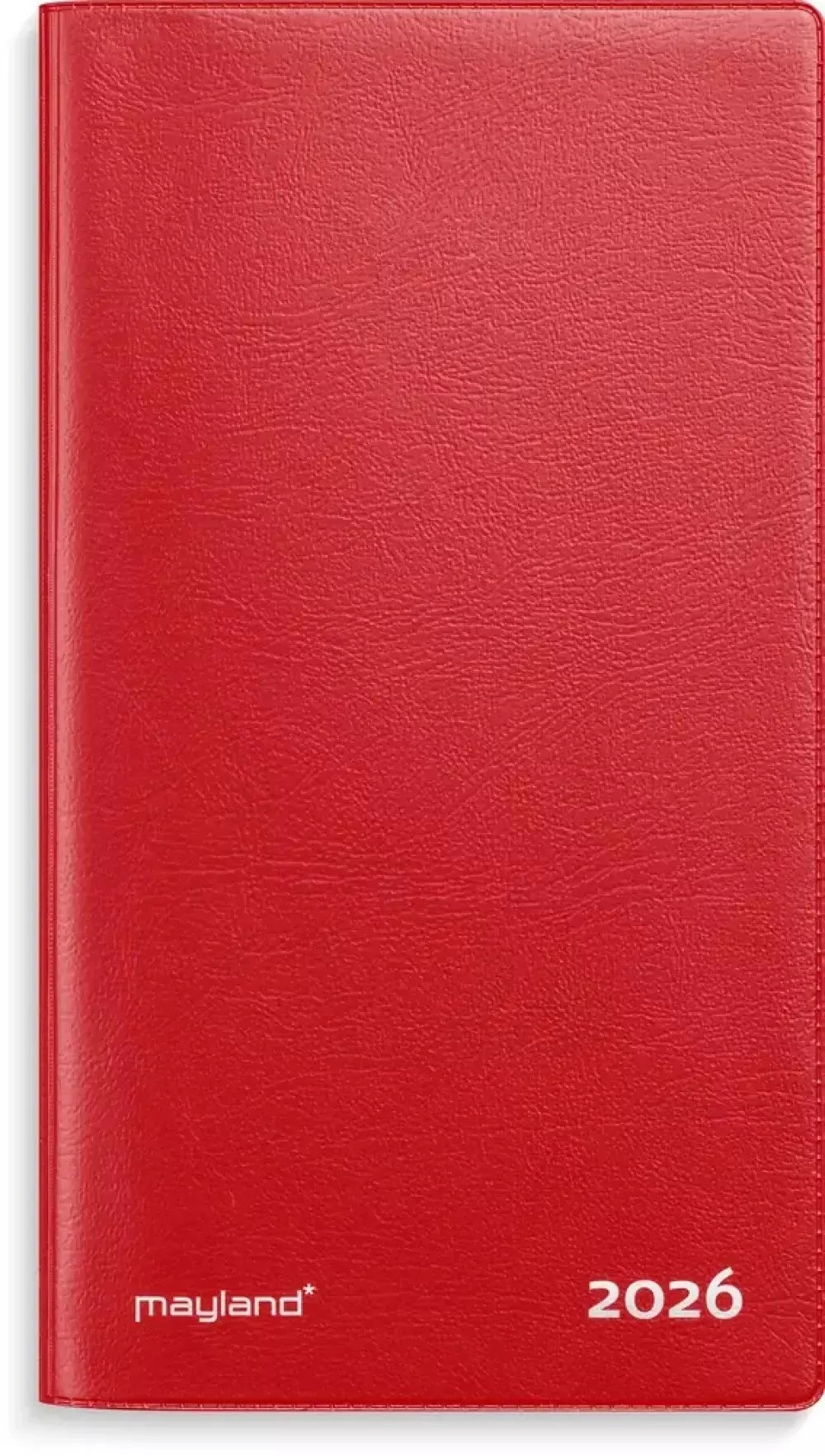 Index Planner monthly calendar red vinyl