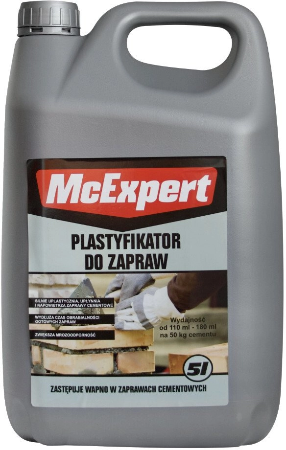McExpert Plastyfikator do zapraw zastępujący wapno