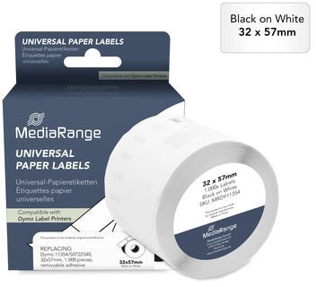 MediaRange Papieretiketten Dymo 11354/S0722540 32x57mm 1000S