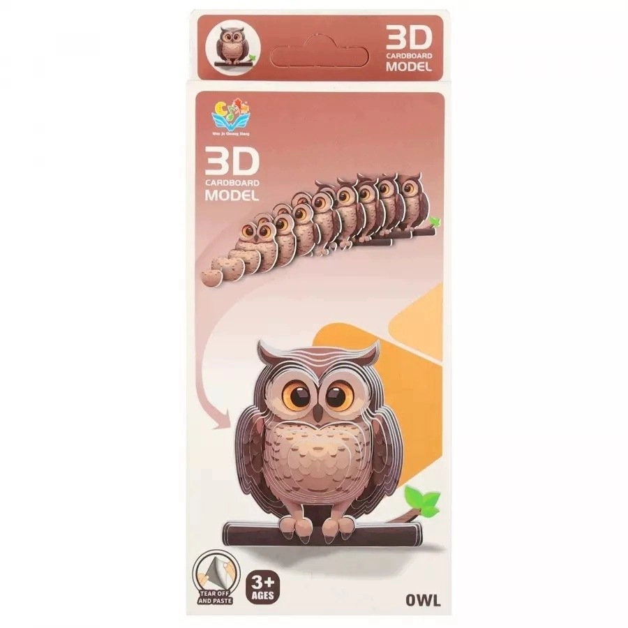 Mega Creative PUZZLE KARTON 3D SOWKA