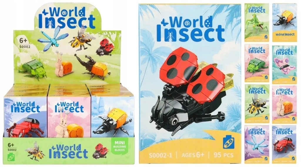 Mega Creative BLOCKS KONSTR INSECT 62-150EL