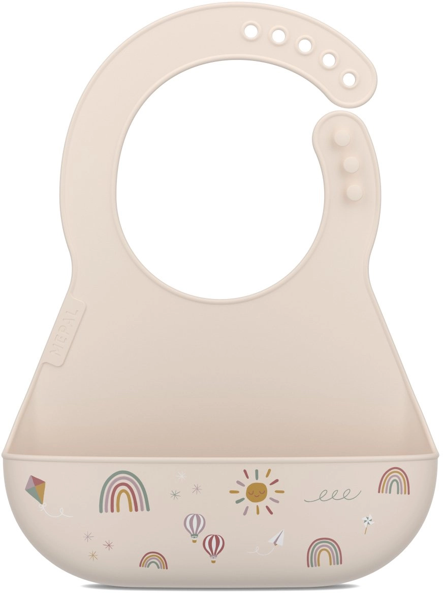 Mepal Silicone bib with pocket Mio