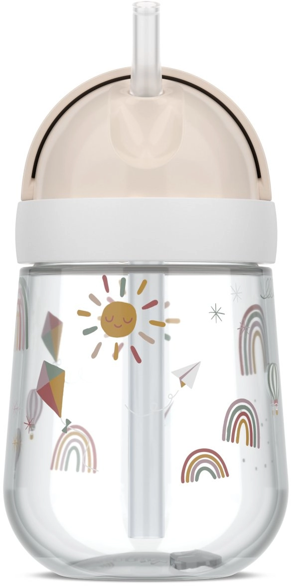 CHILDREN`S MUG WITH A STRAW 300ML