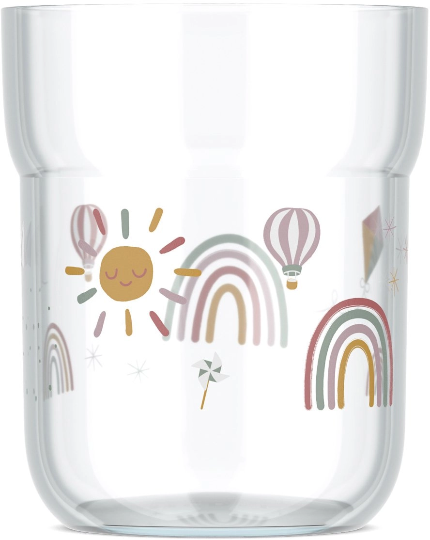 CHILDREN`S GLASS 250ML MIO SUNSHINE  RAINBOW