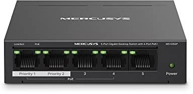Switch TP-Link Mercusys MS105GP(NV) 5-Port Gigabit