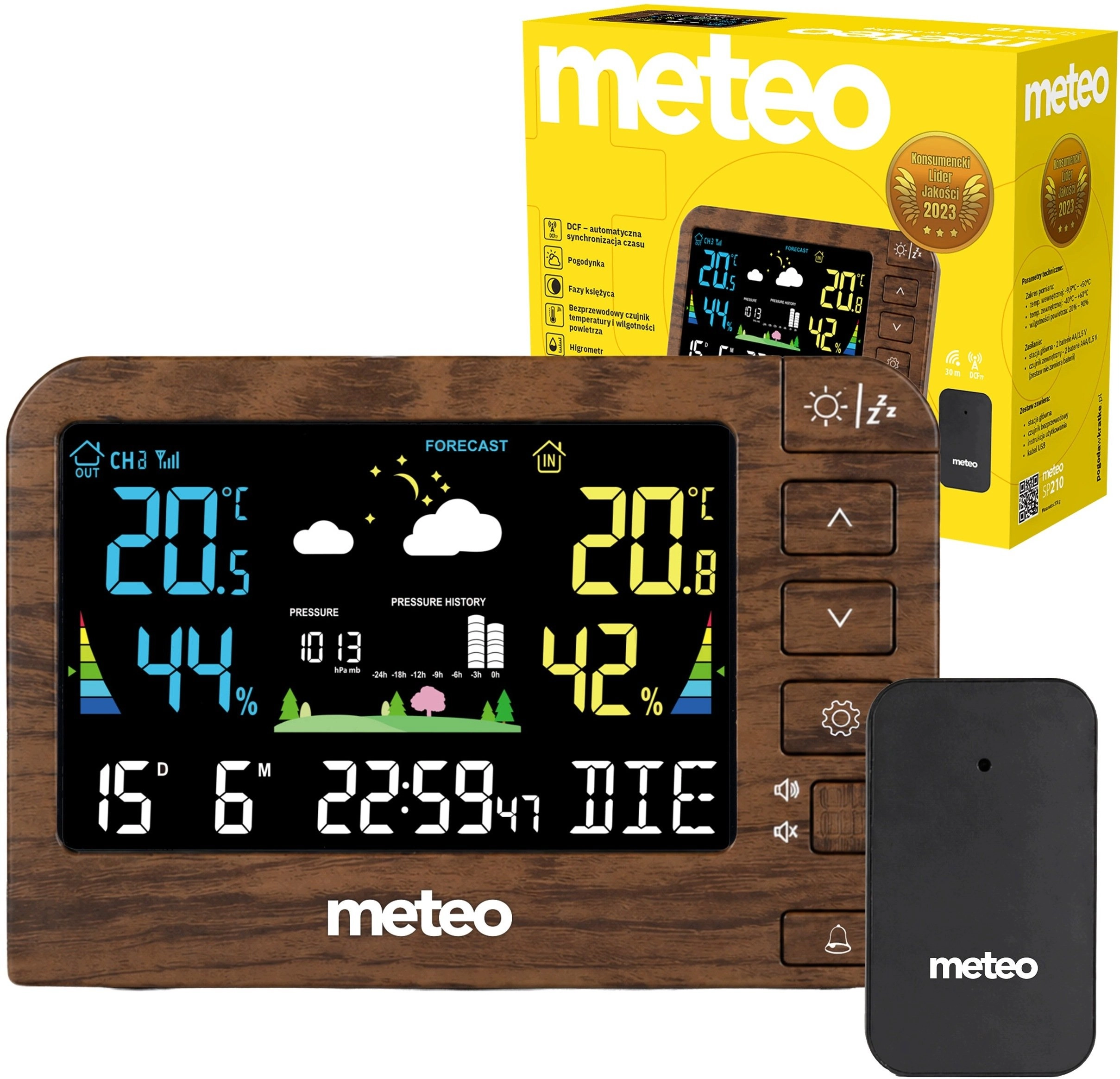 Meteo STACJA POGODOWA METEO SP210 POGODYNKA