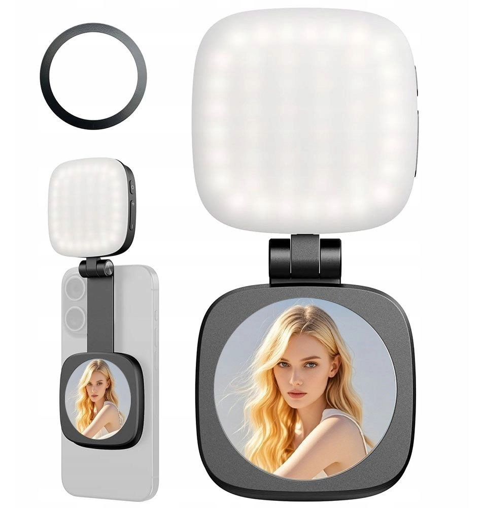 Lampa LED + Lusterko na Magnes