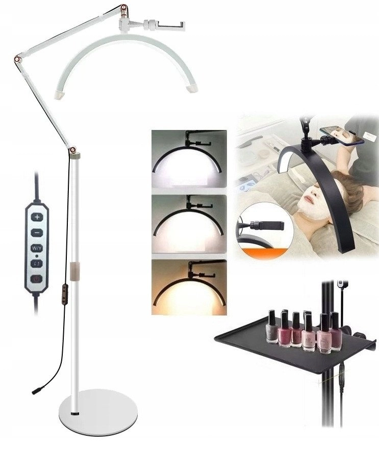 Lampa Led Kosmetyczna Bezcieniowa Wysoka Moon