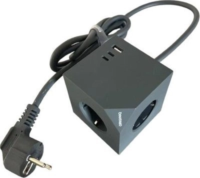 MicroConnect Power Cube 3 Schuko outlets