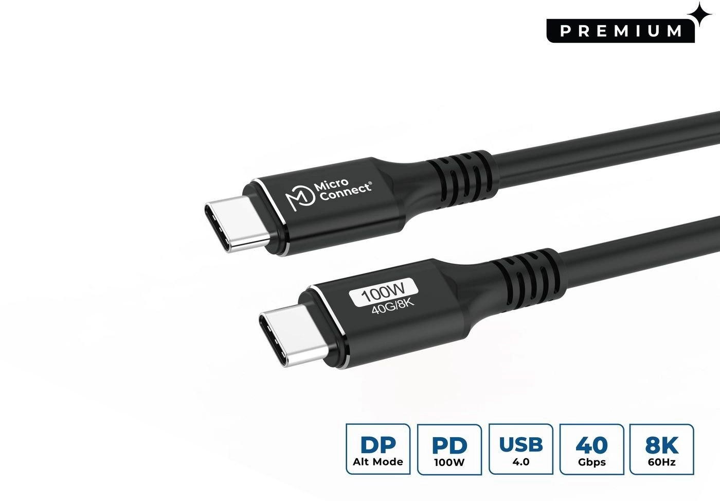 MicroConnect USB4CC015 kabel USB USB4 Gen