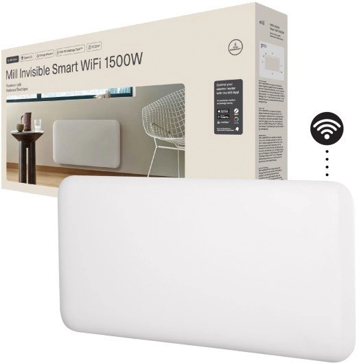 Mill Invisible Smart WiFi Heater PA1500WIFI4
