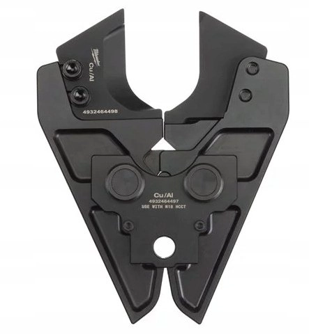 Cu/Al cutting jaws with blade for