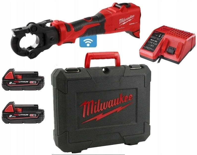 Hydraulic cable crimper 60kN with case