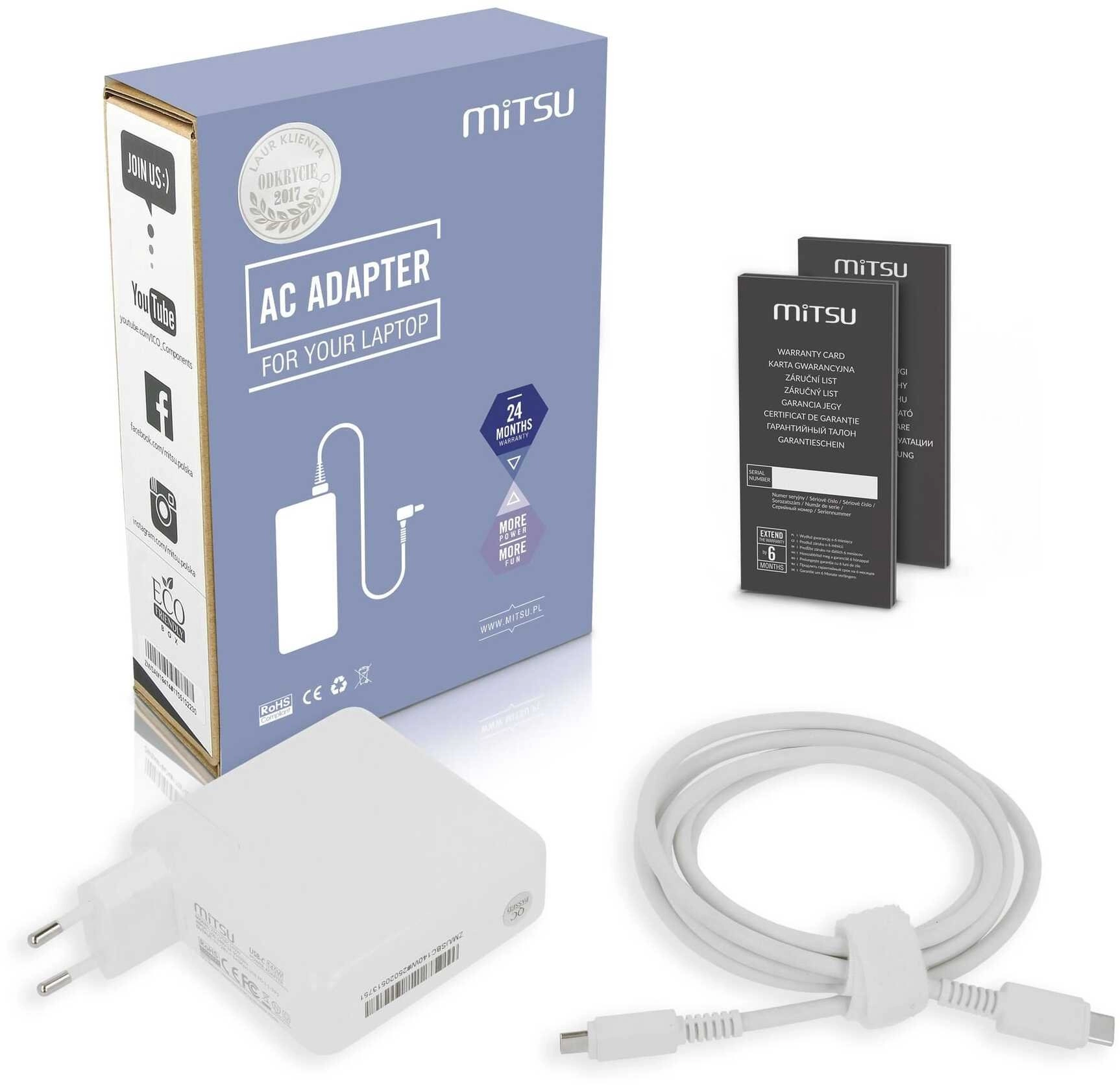 Zasilacz ładowarka do laptopa 100W USB-C