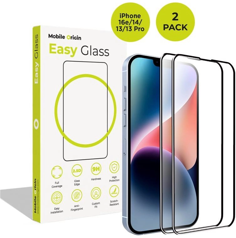 Mobile Origin EasyGlass iPhone 16e/14/13/13 Pro
