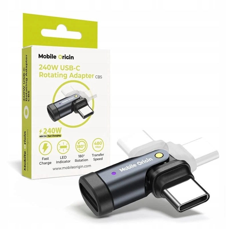 Adapter USB Mobile Origin 240W USB-C