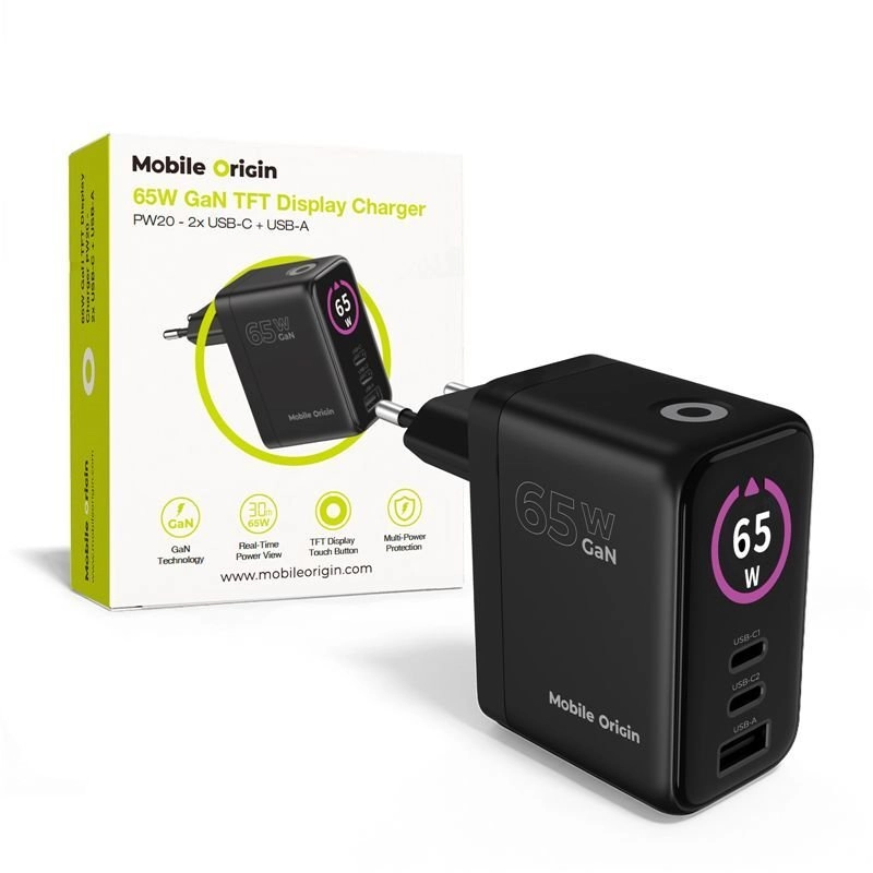 Mobile Origin 65W GaN Display Charger
