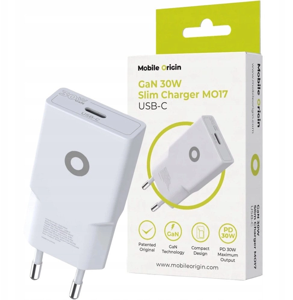 Mobile Origin GaN 30W Slim Charger