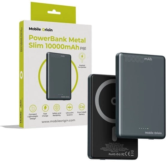 Mobile Origin PowerBank Metal Slim 10000mAh
