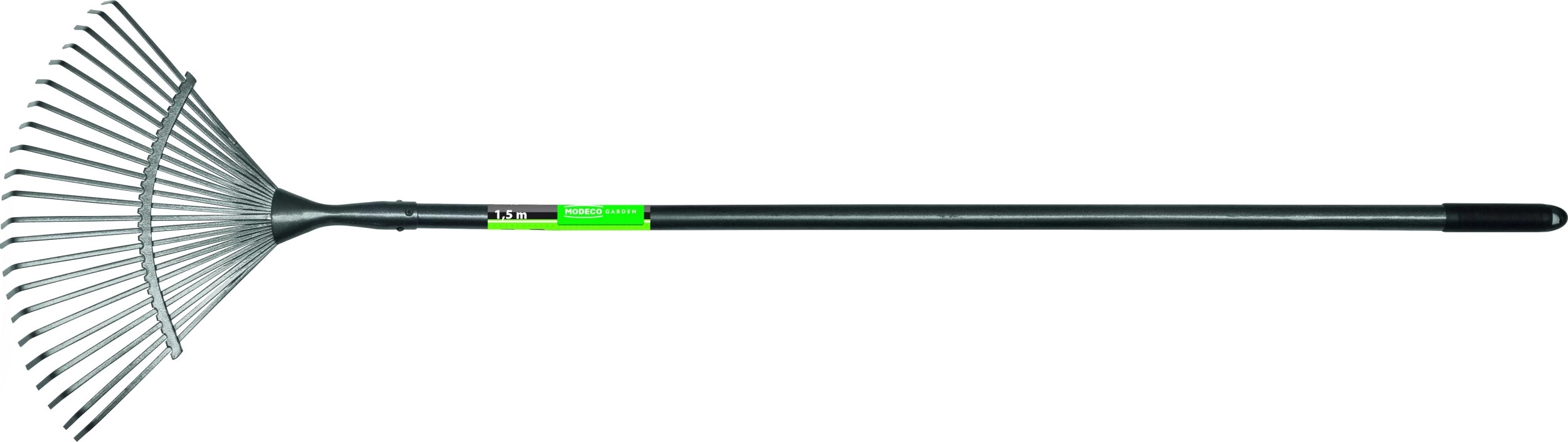 Leaf rake  metal handle  22 teeth/45cm/1