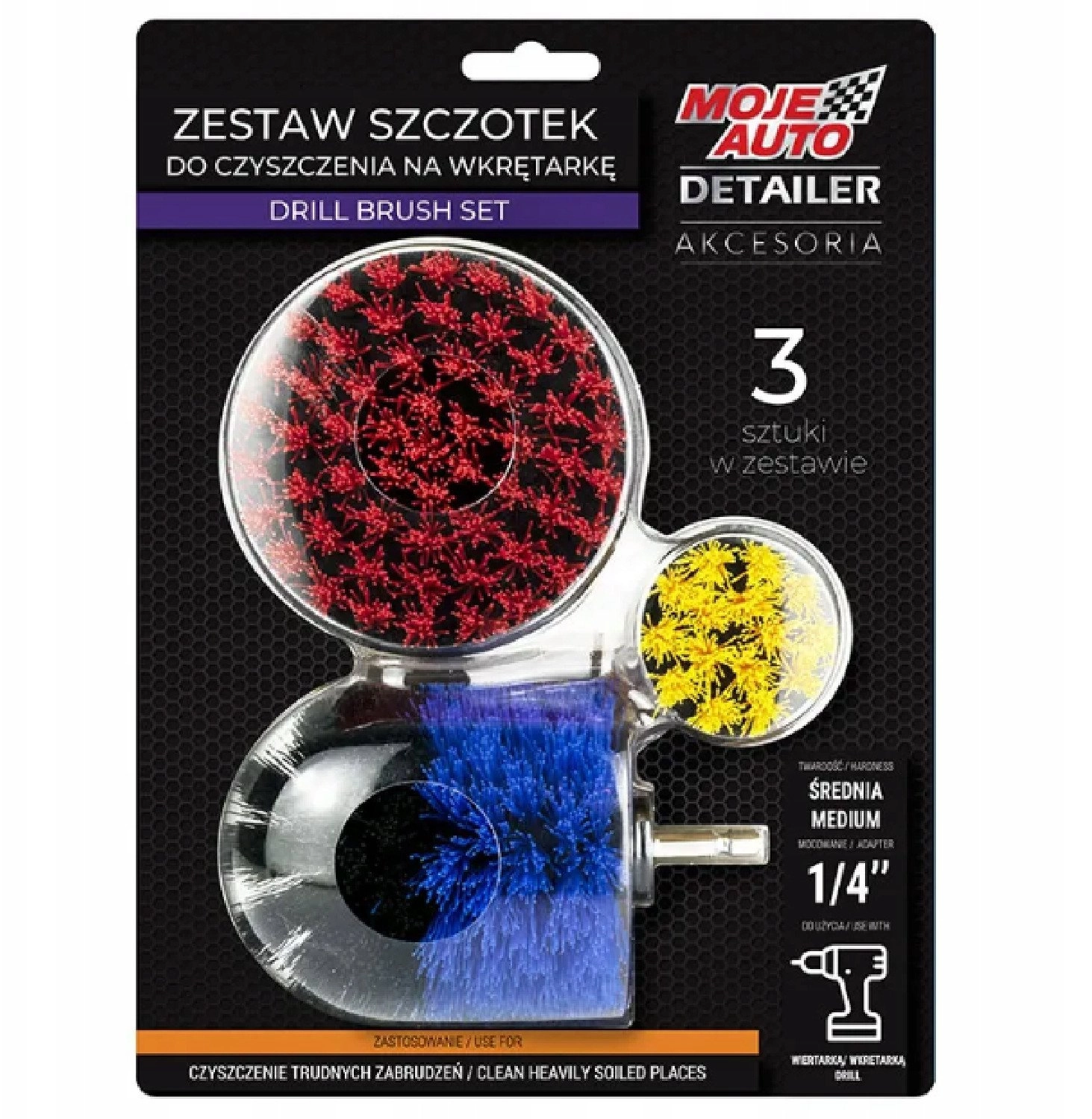 CAR BRUSH MOJE AUTO 3PCS 15171593