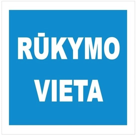 STICKER PLACE FOR SMOKING 135X135MM 15328450