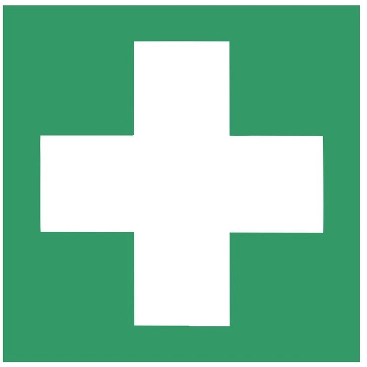 STICKER FIRST AID 135X135MM 15328459 Lip