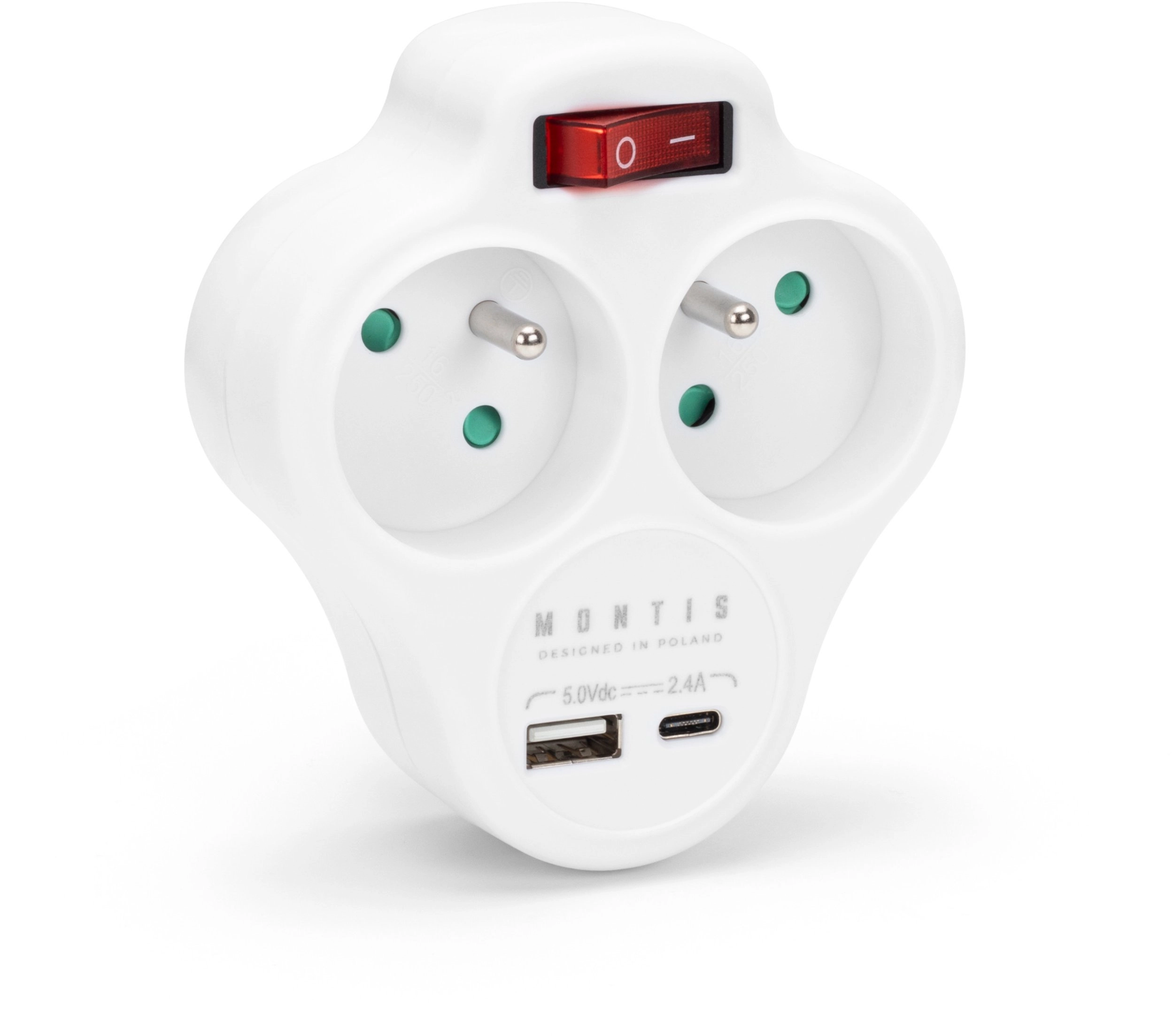 Double network splitter with switch +
