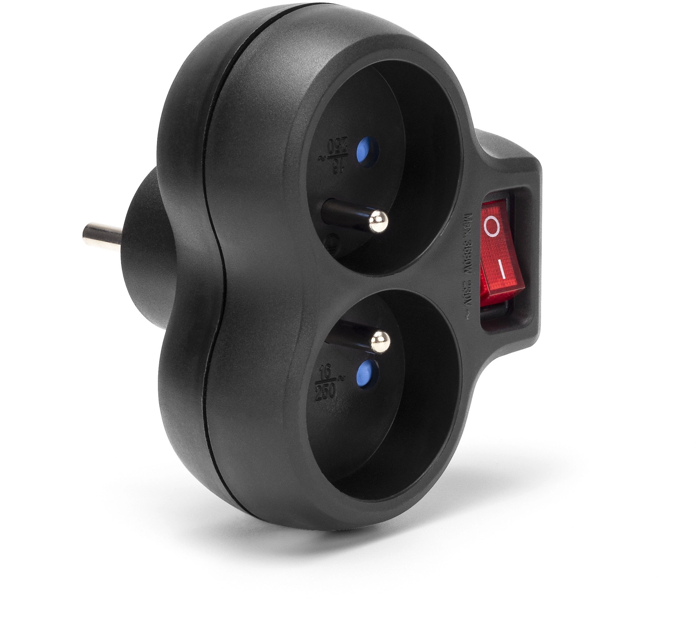 MONTIS MT148-BK double network splitter with